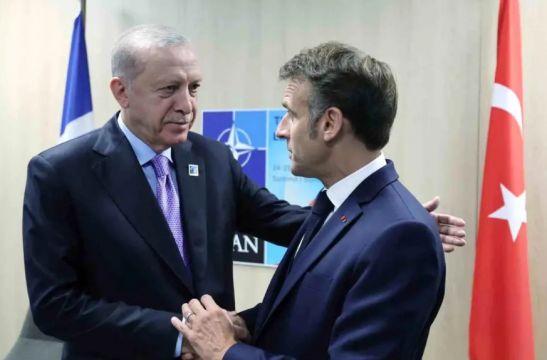 Erdoğan, Lahey'de Fransa Cumhurbaşkanı Emmanuel Macron ile bir araya geldi.